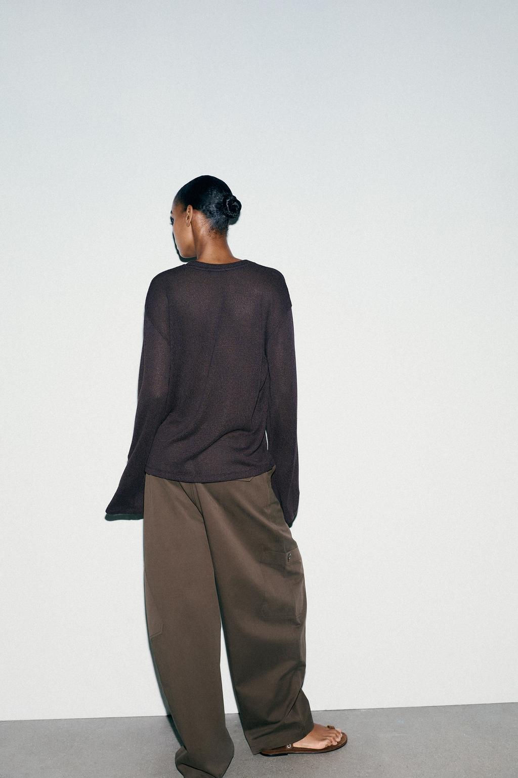 CUT-OUT KNIT TOP - Zara фото 23