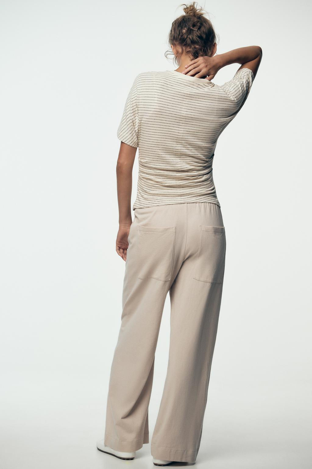 RUSTIC RUCHED T-SHIRT - Zara фото 4
