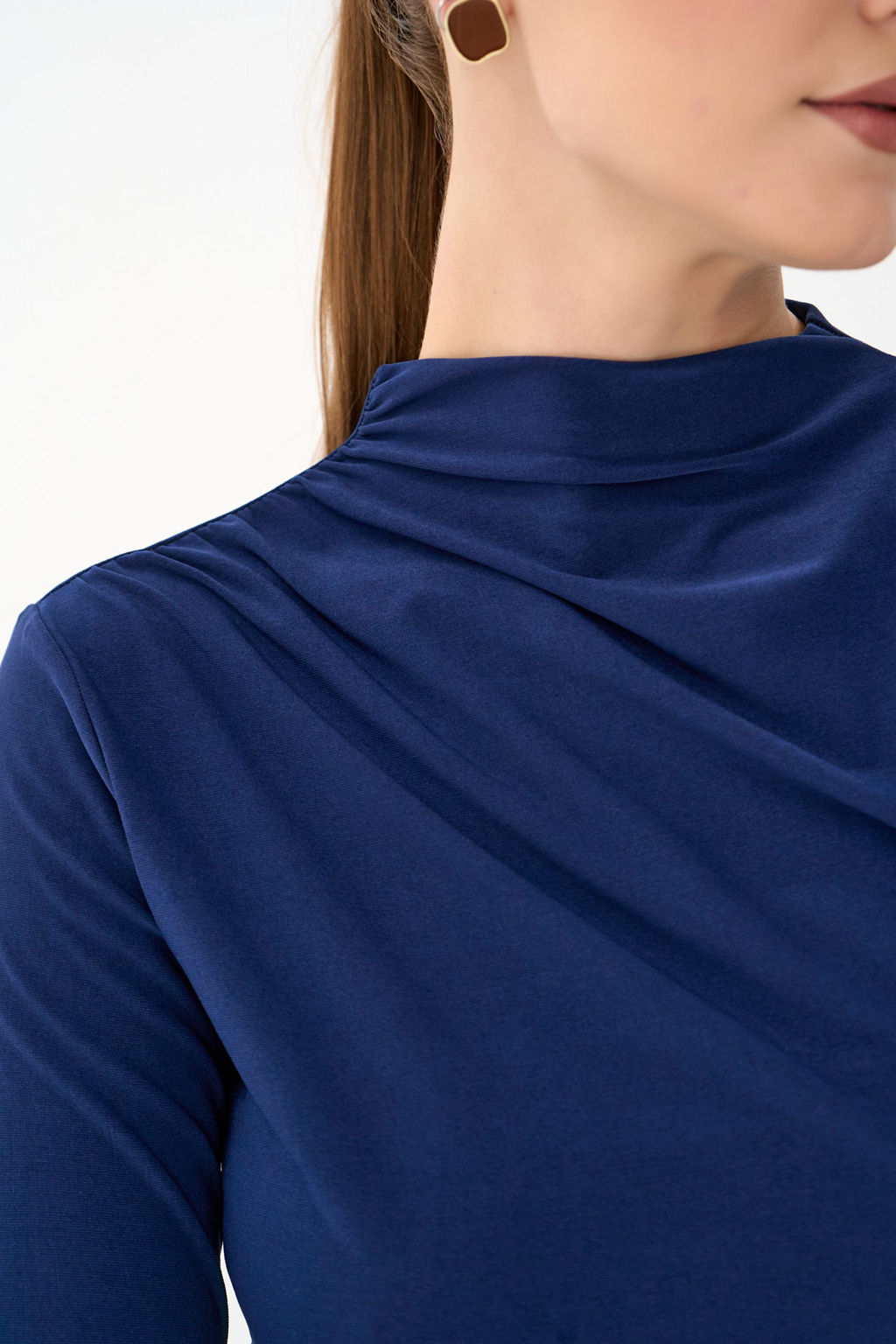 Лонгслив Нора (черника) - Эльза фото 2