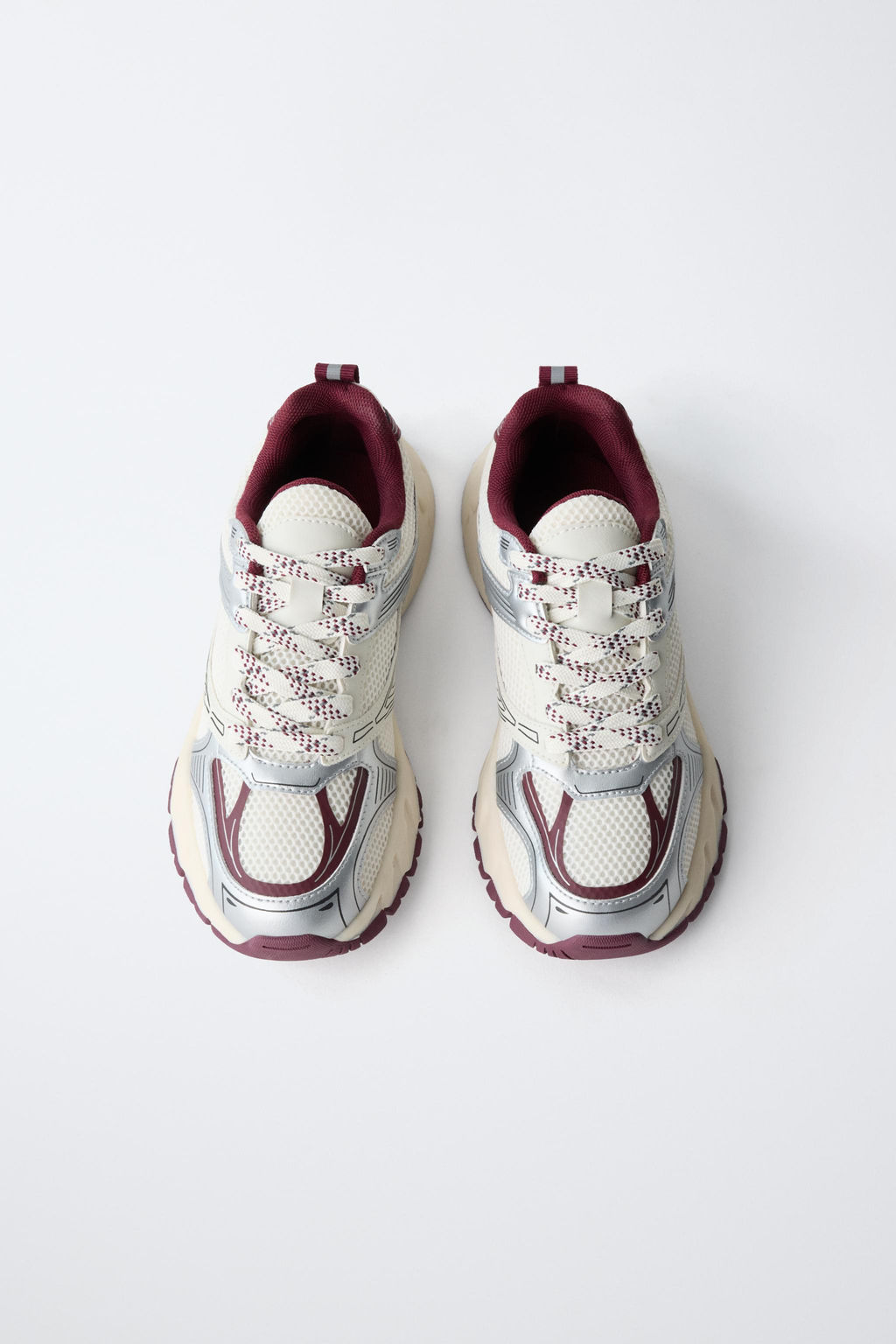 ZAPATILLA DEPORTIVA REJILLA / Rojo Burdeos - Zara фото 5