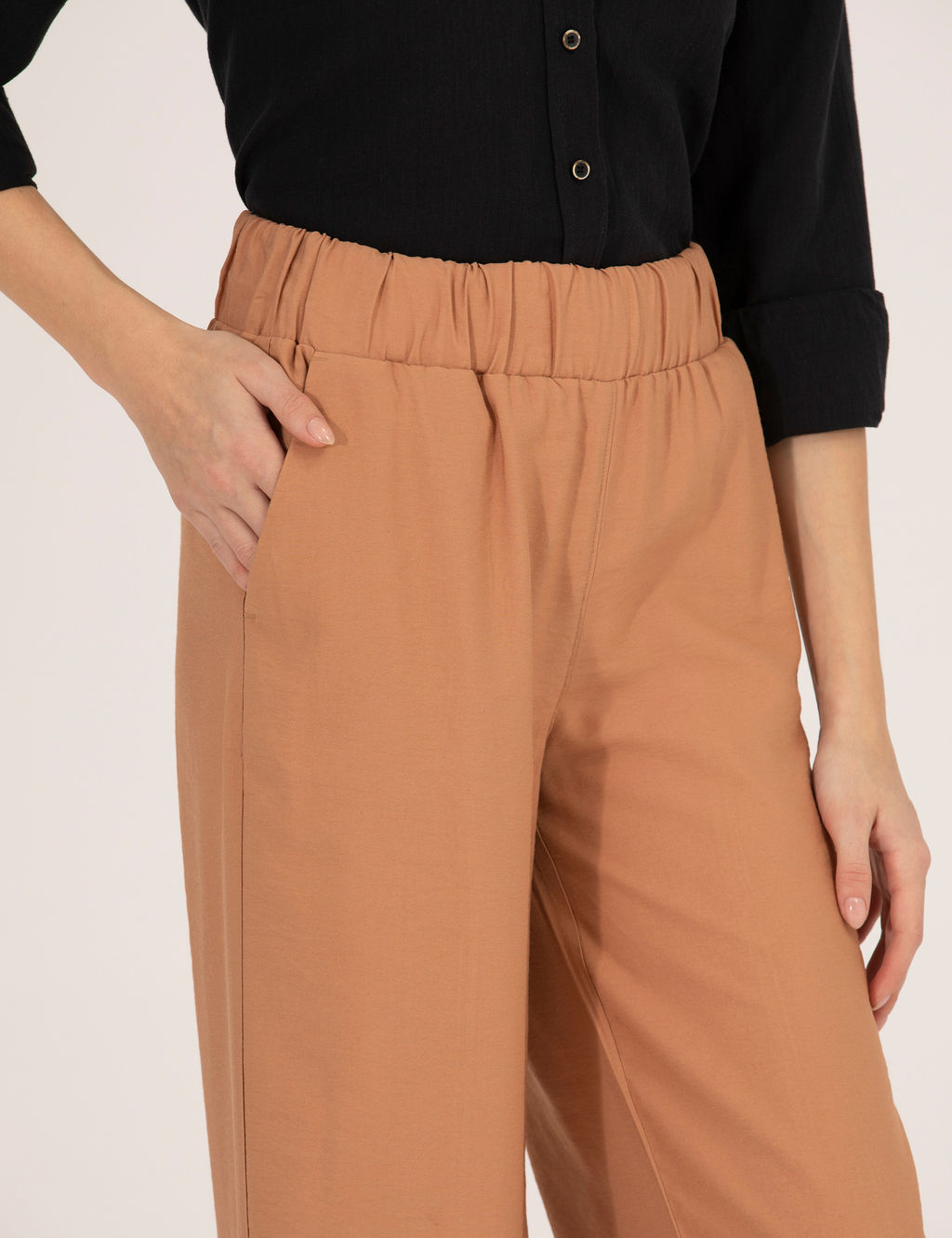 Kahverengi Loose Fit Pantolon