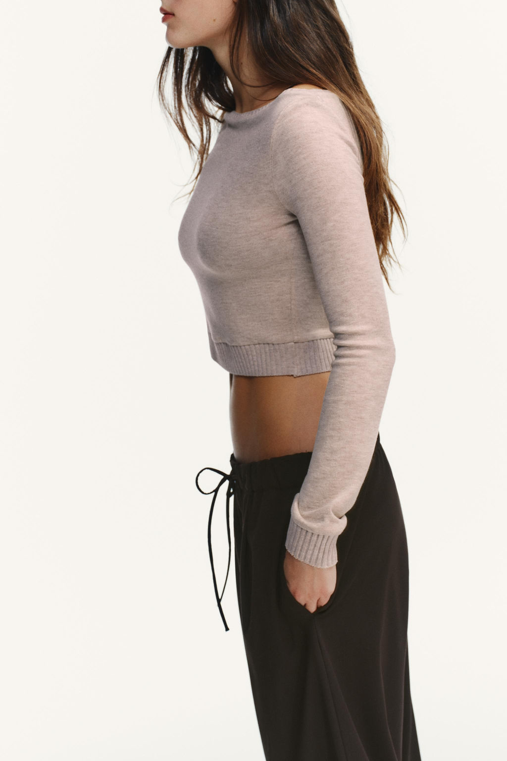 SOFT CROPPED TOP - Zara фото 3