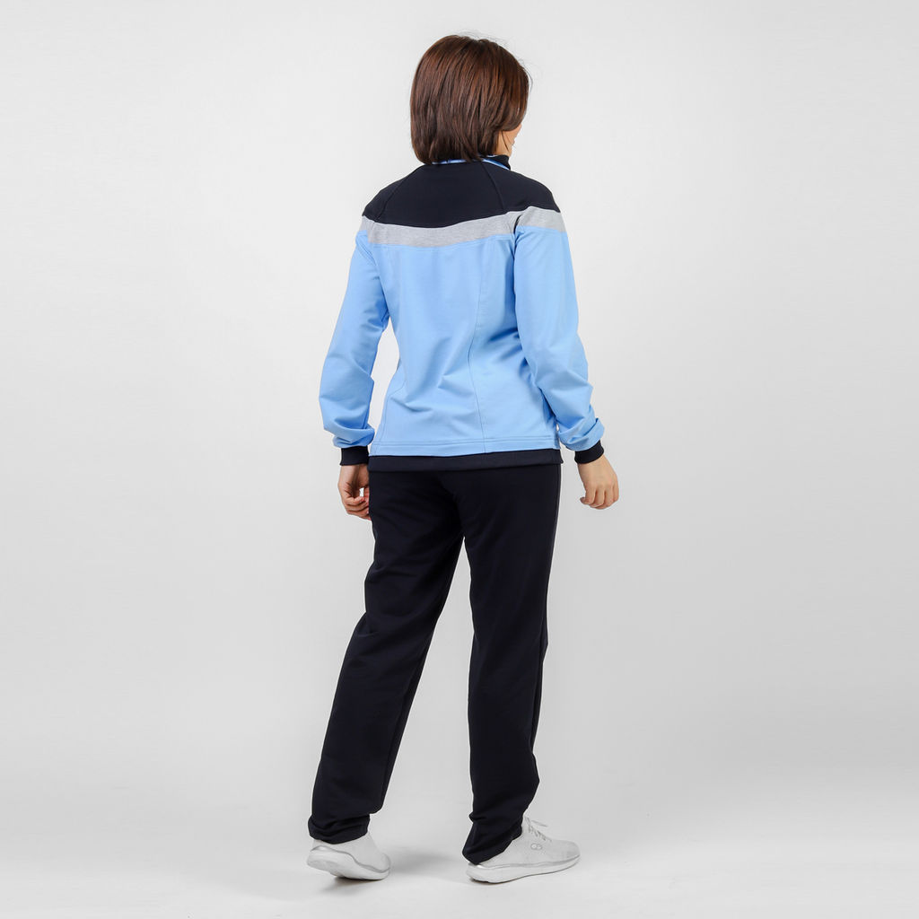 RODOS Спортивный костюм женский весна/лето М-172/1 Ментол/Синий  фото 28