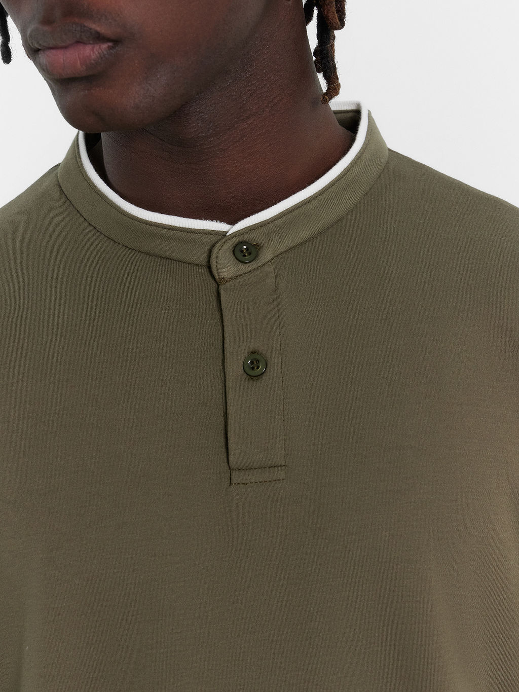 Поло мужское хаки серый хаки 111849/1 - Mark formelle фото 5