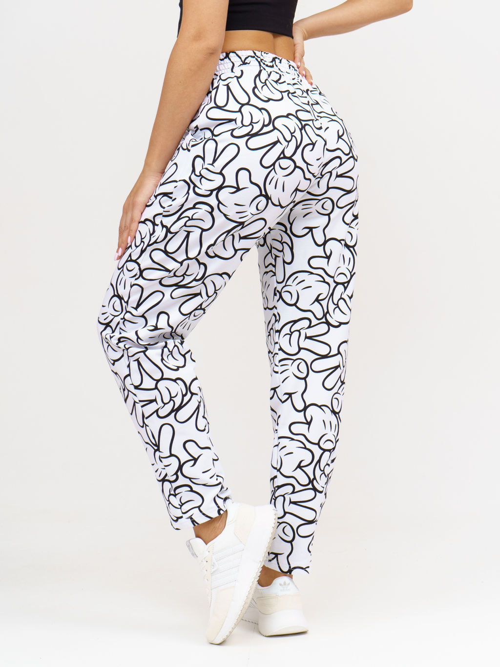 953 Брюки "Белый/микки"