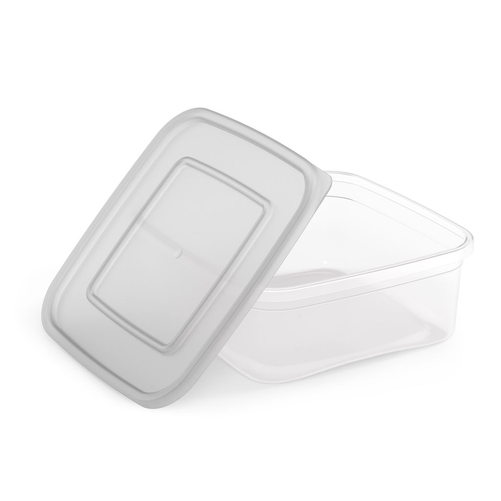 Емкость для СВЧ 0,7л квадратная арт.А (М1624)