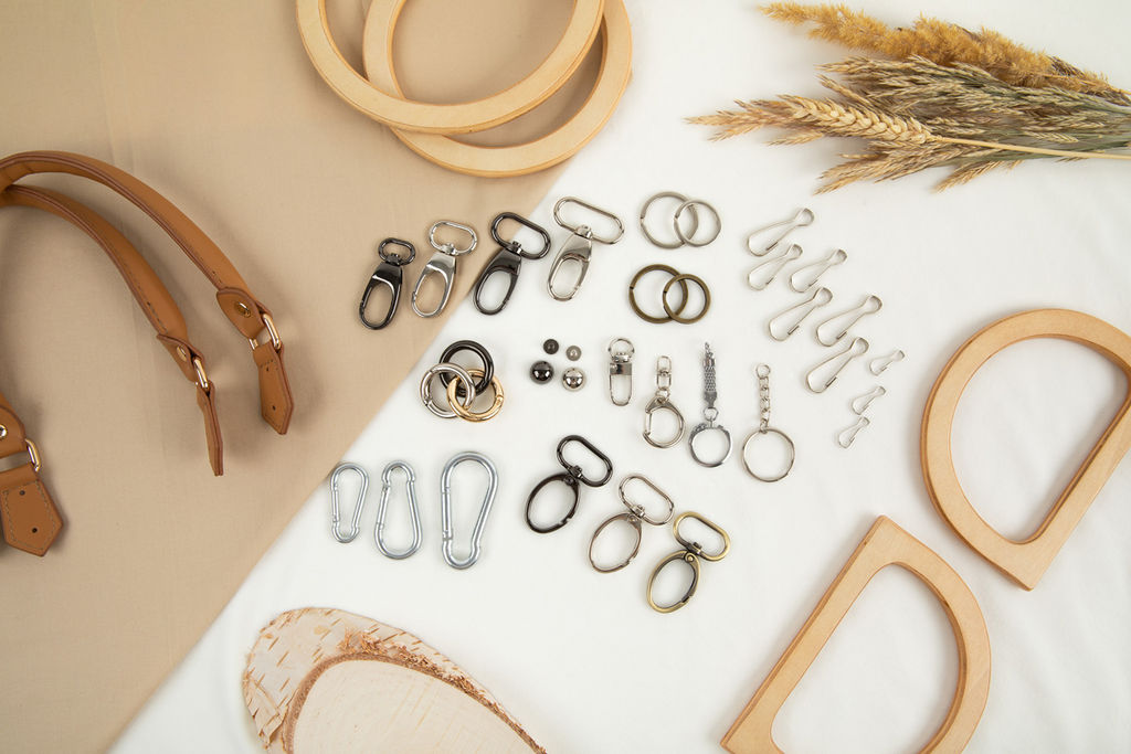 Фурнитура сумочная металл Gamma GH 119/20/10 Карабин 15 мм 10 шт. №04 под никель