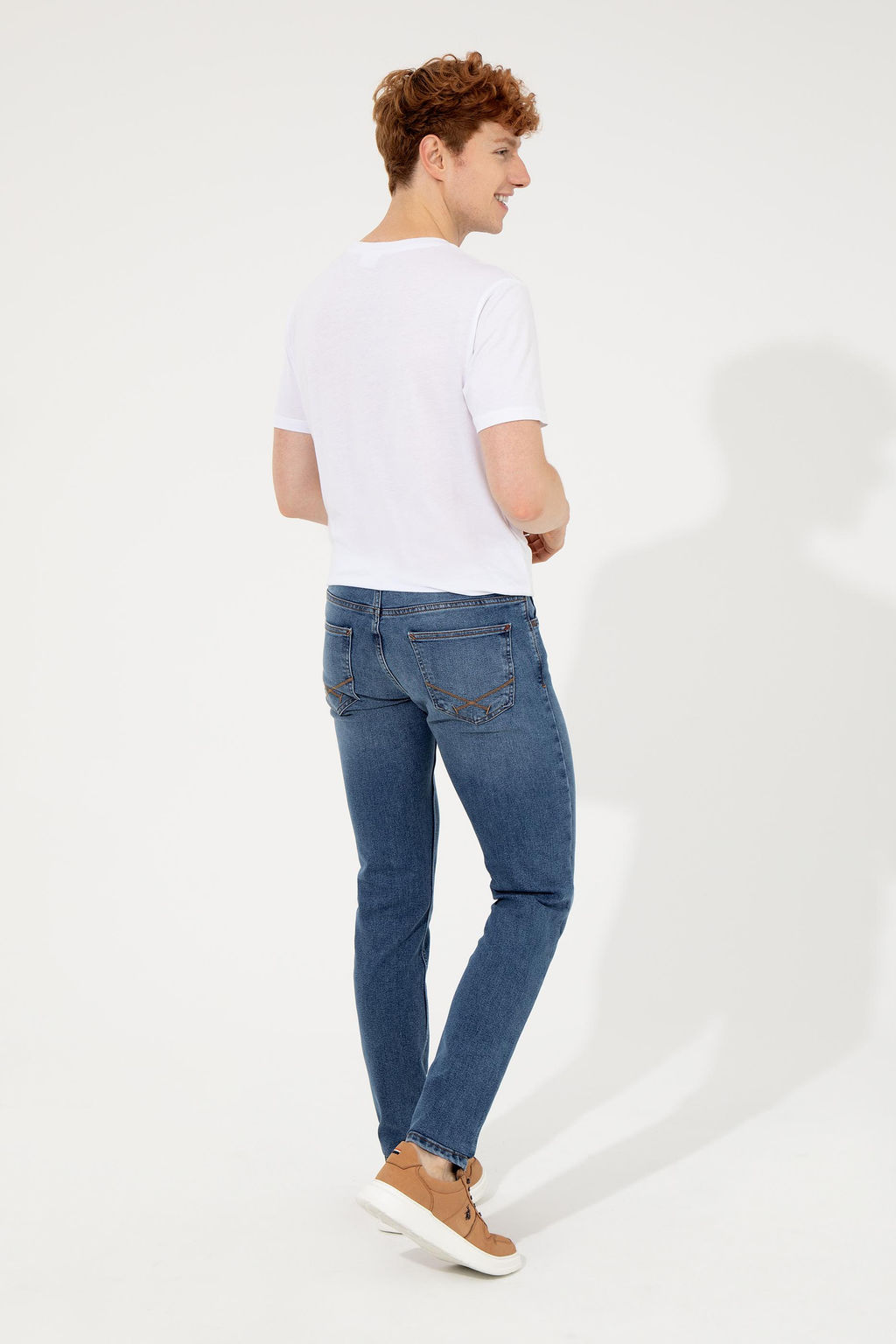 Erkek Mavi Jean Pantolon