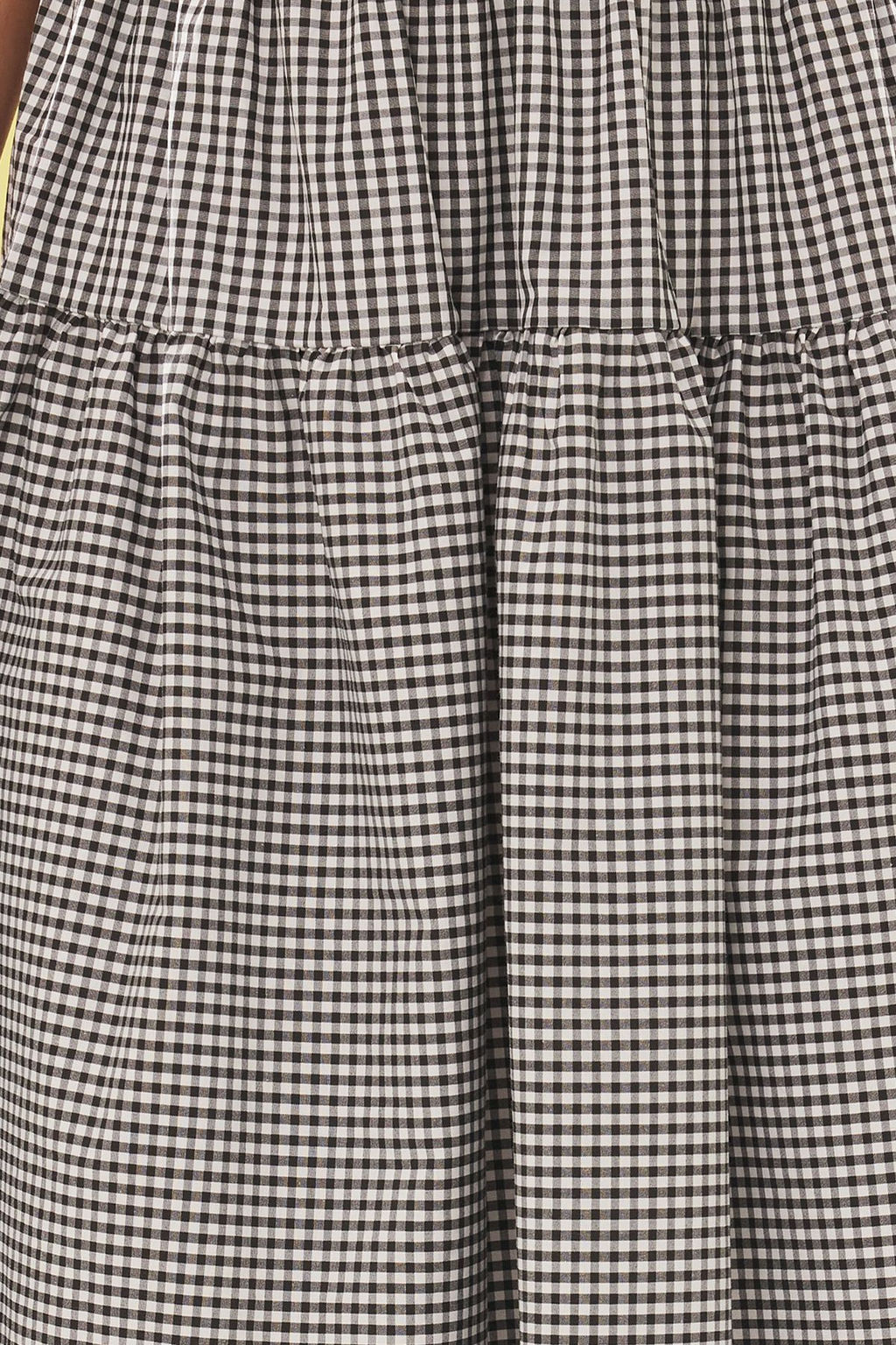 TRENDYOLMILLA Siyah Potikare Desen Dokuma Etek Ucu Dantel Detayl? A-line Midi Boy Dokuma Etek TWOSS25ET00073  фото 3