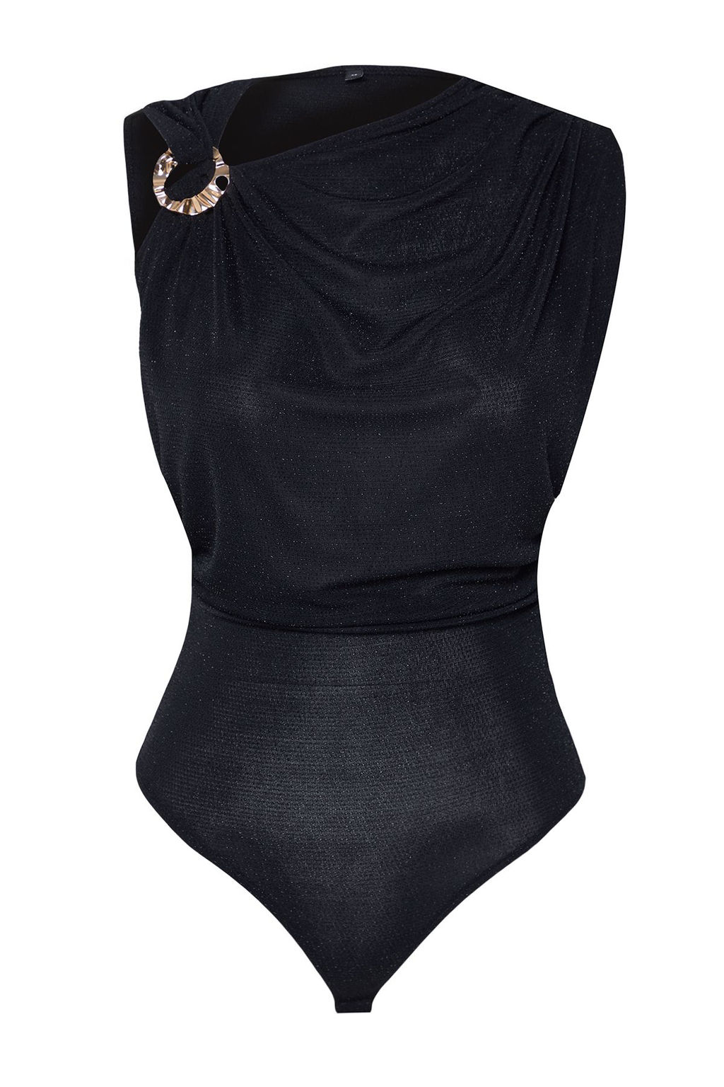 TRENDYOLMILLA Gumus Aksesuar Detayl? C?tc?tl? Simli Orme Body TPRSS25BD00005 фото 8