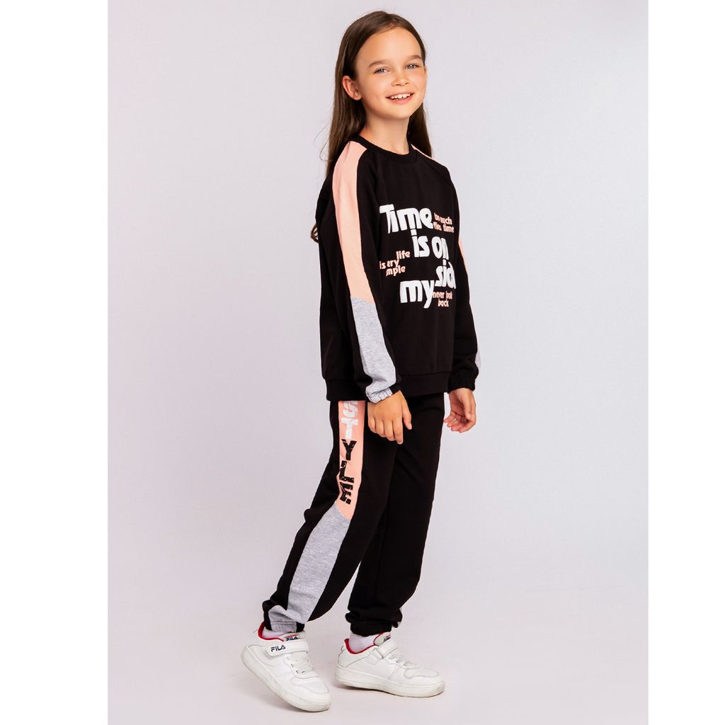 Костюм спортивный футер 2х нитка петля 8041300103 8041300103 купить оптом по цене 887 ?| Фабрика детской одежды Юлла - Youlala фото 9