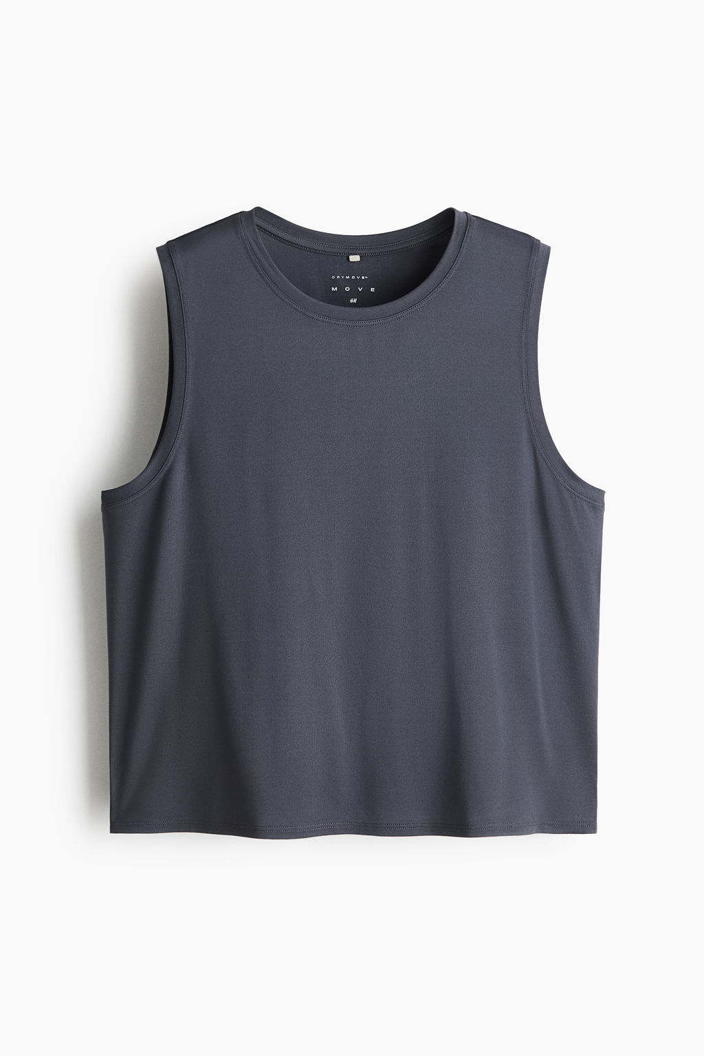 Camiseta de deporte boxy sin mangas con DryMove - H&m фото 4