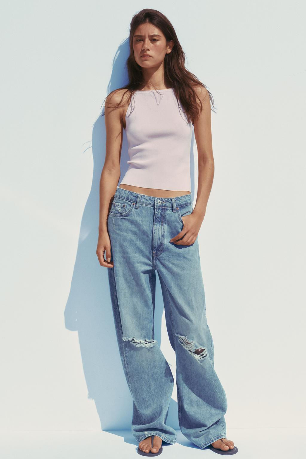 KNIT CUT OUT TIE TOP - Zara фото 3