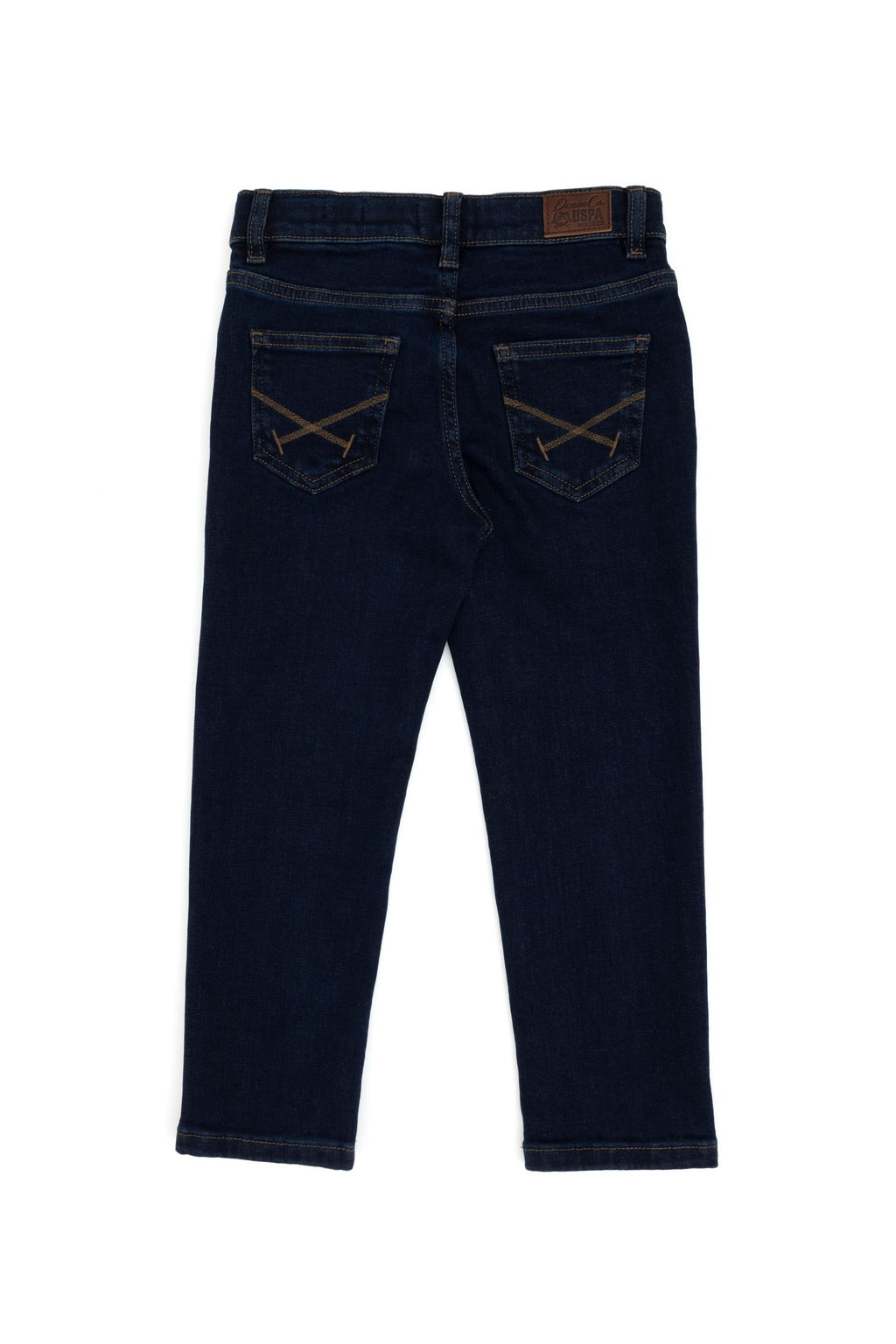 Erkek _ocuk Slim Fit Koyu Mavi Jean Pantolon - U.s. polo assn фото 3