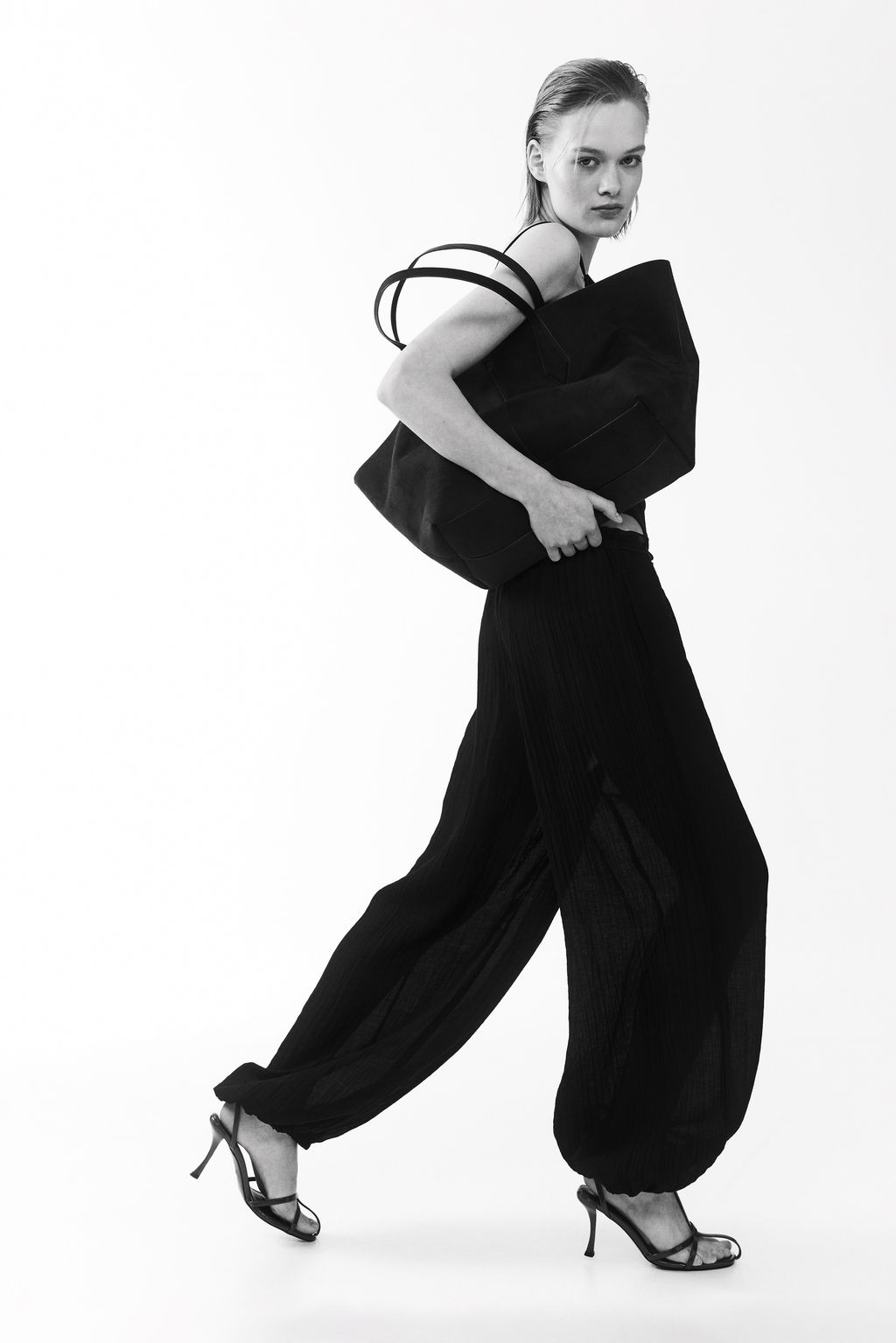 Pantal?n globo con cord?n de ajuste - H&m фото 3