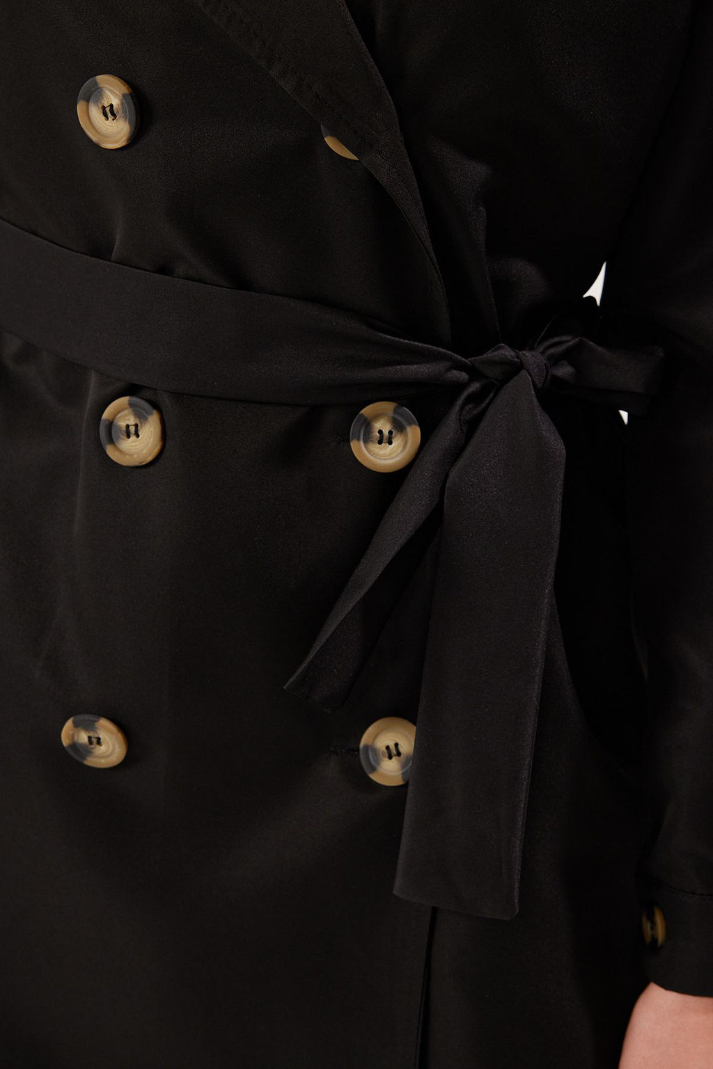 Trendyolmilla Bej Kusakl? Su Itici Uzun Trenckot TWOAW24TR00003  фото 4