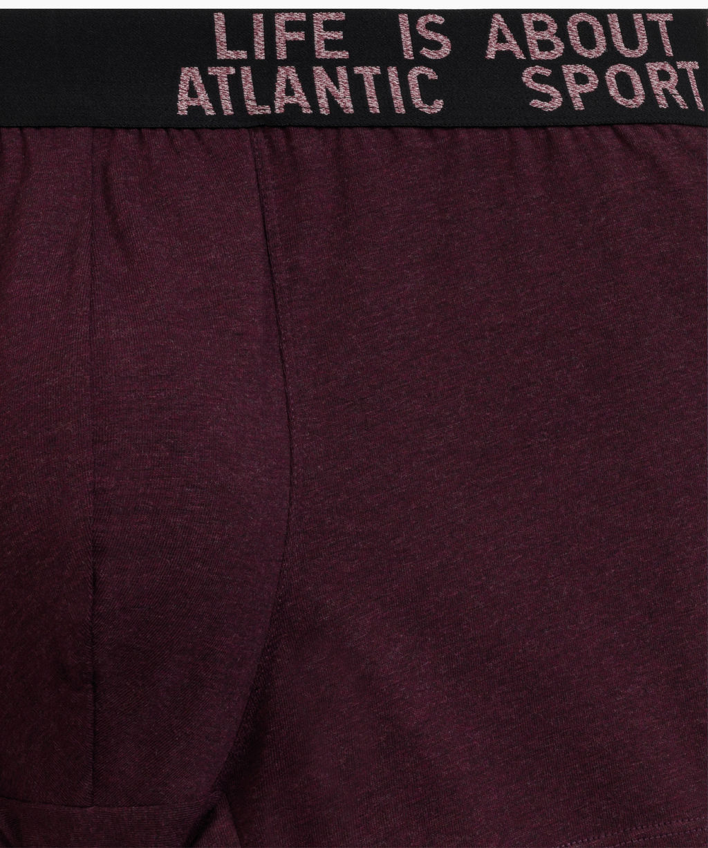 ATLANTIC 3MH-226 Трусы шорты Melange - набор 3 шт. зеленый меланж + винный меланж + голубой меланж фото 5