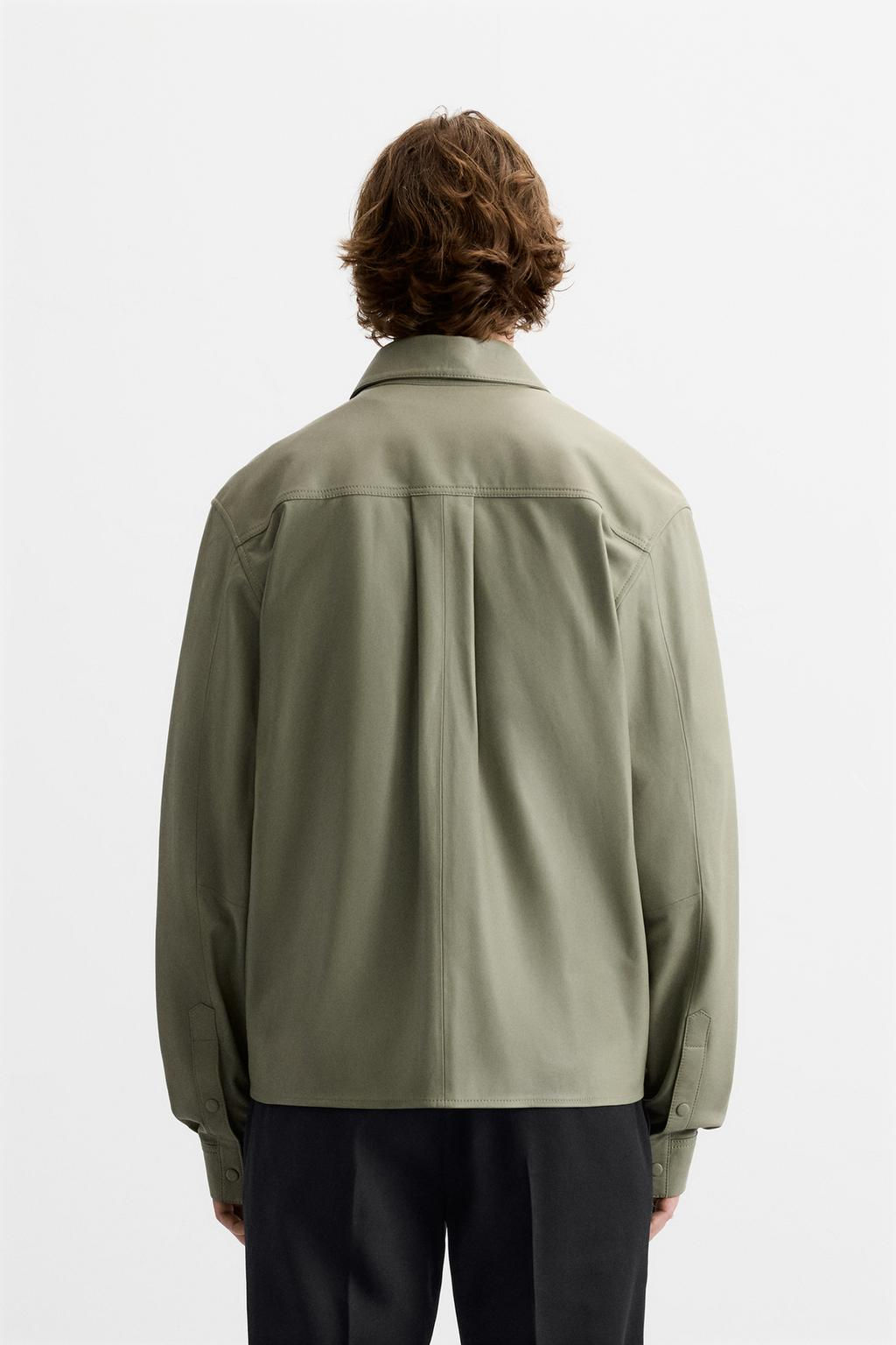 LEATHER JACKET - LIMITED EDITION - Zara фото 3