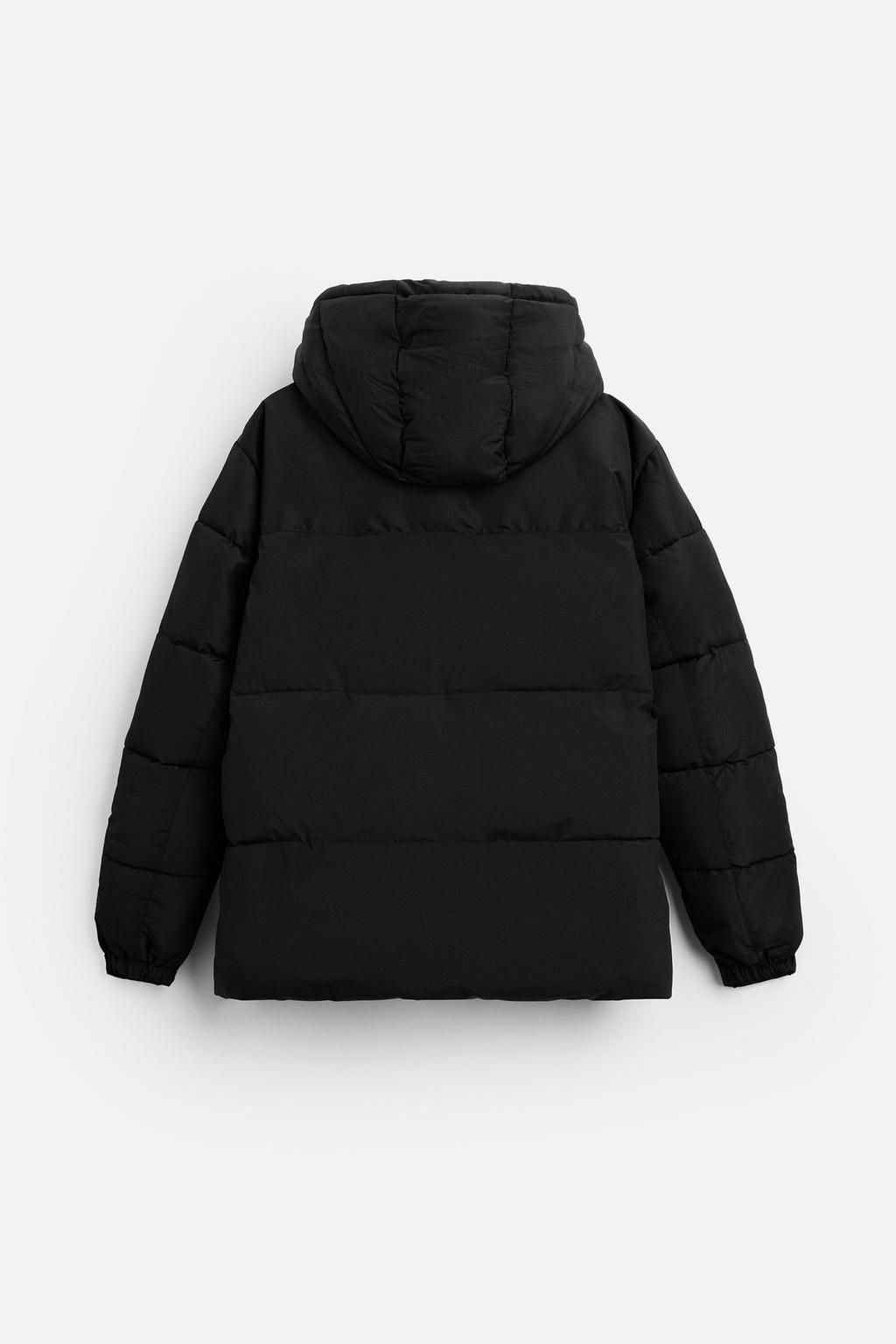 HOODED PUFFER JACKET - Zara фото 7