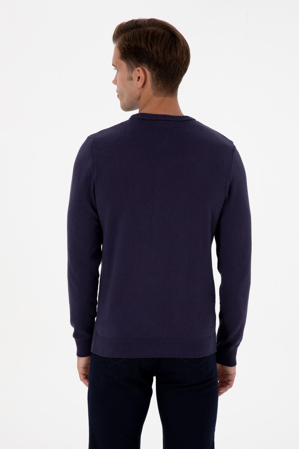 Erkek Slim Fit Bisiklet Yaka M_rd_m Basic Kazak - U.s. polo assn фото 5