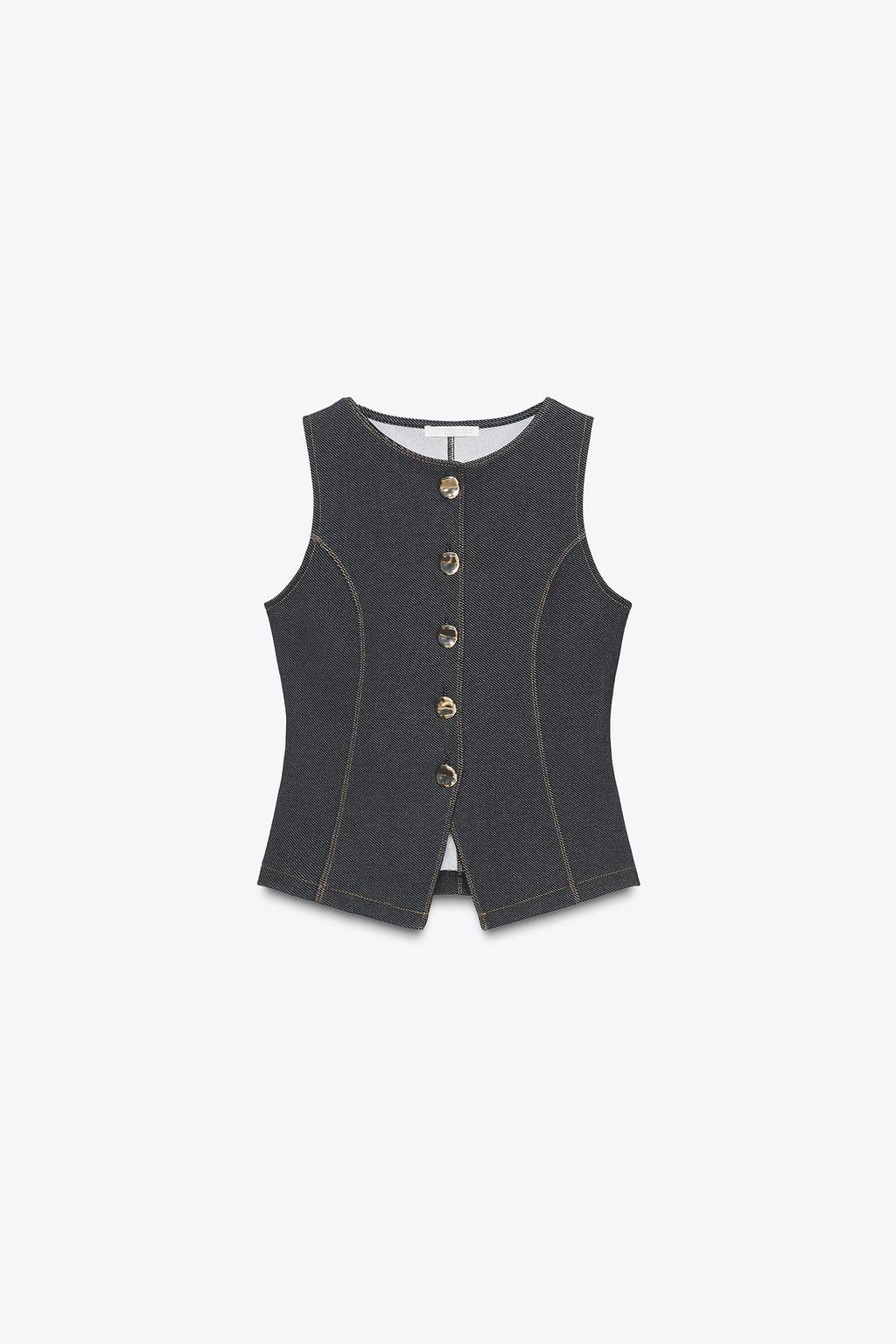 BUTTONED WAISTCOAT TOP