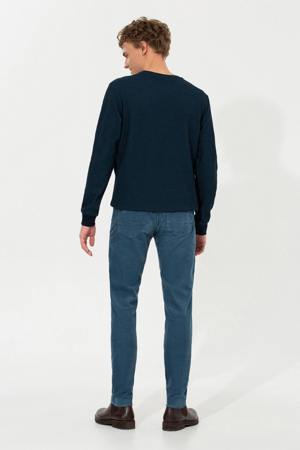 U. S. Polo Assn Мужские кобальтово-синие брюки из плотной ткани - U.s. polo assn фото 5