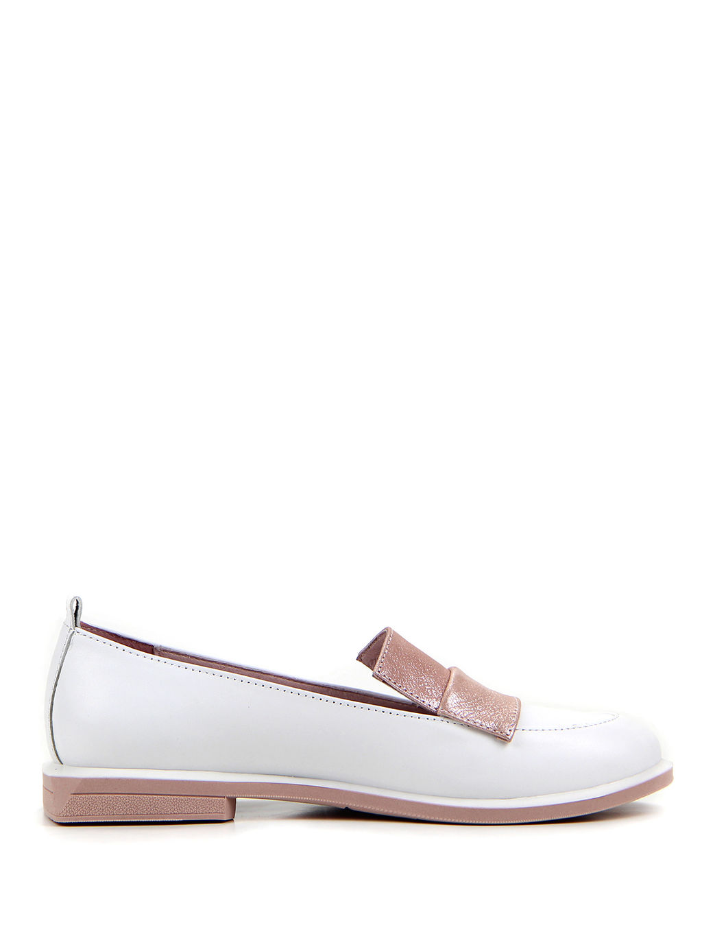 Лоферы туфли EDART 118.Viсtoria be. белый розовый R - Ed'art фото 3