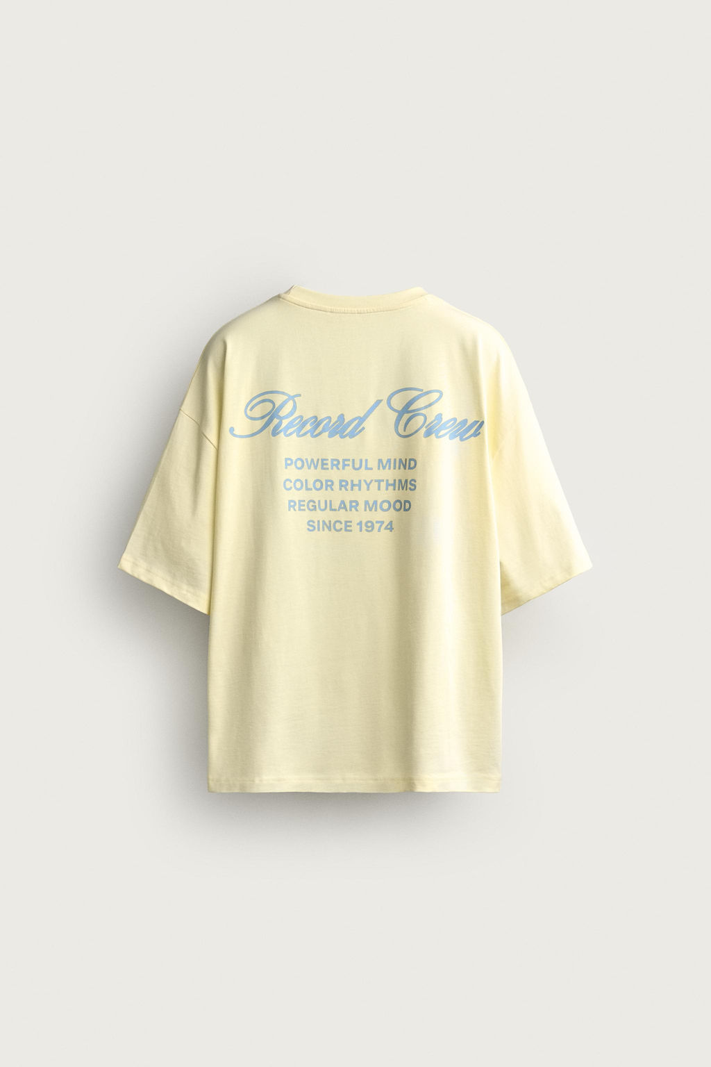 CAMISETA RELAXED FIT PARCHES COMBINADOS / Amarillo claro - Zara фото 8