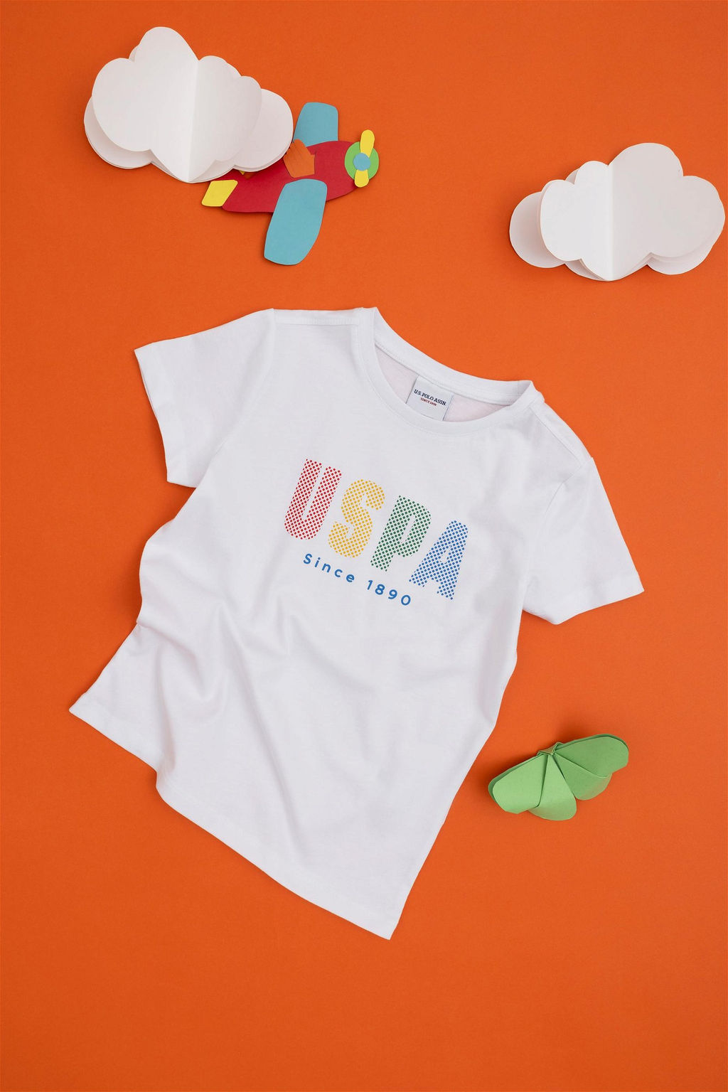 Белая футболка для мальчика - U.s. polo assn фото 7