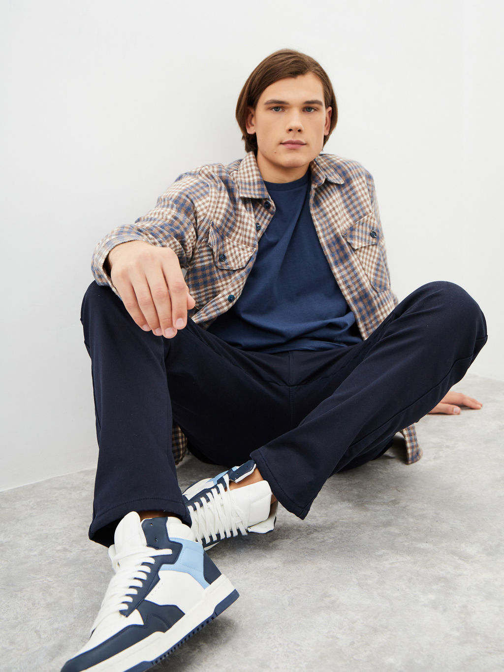 Мужские джинсы Карго утеплённые - Mossmore фото 39