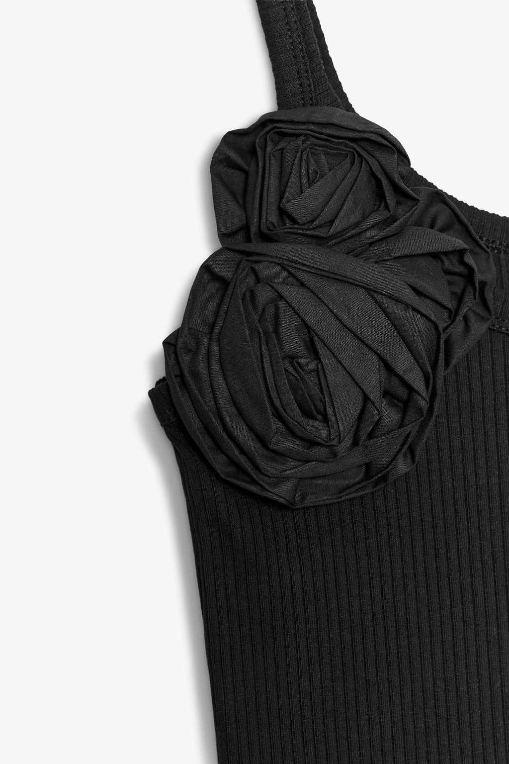 RIBBED FLORAL TOP - Zara фото 6