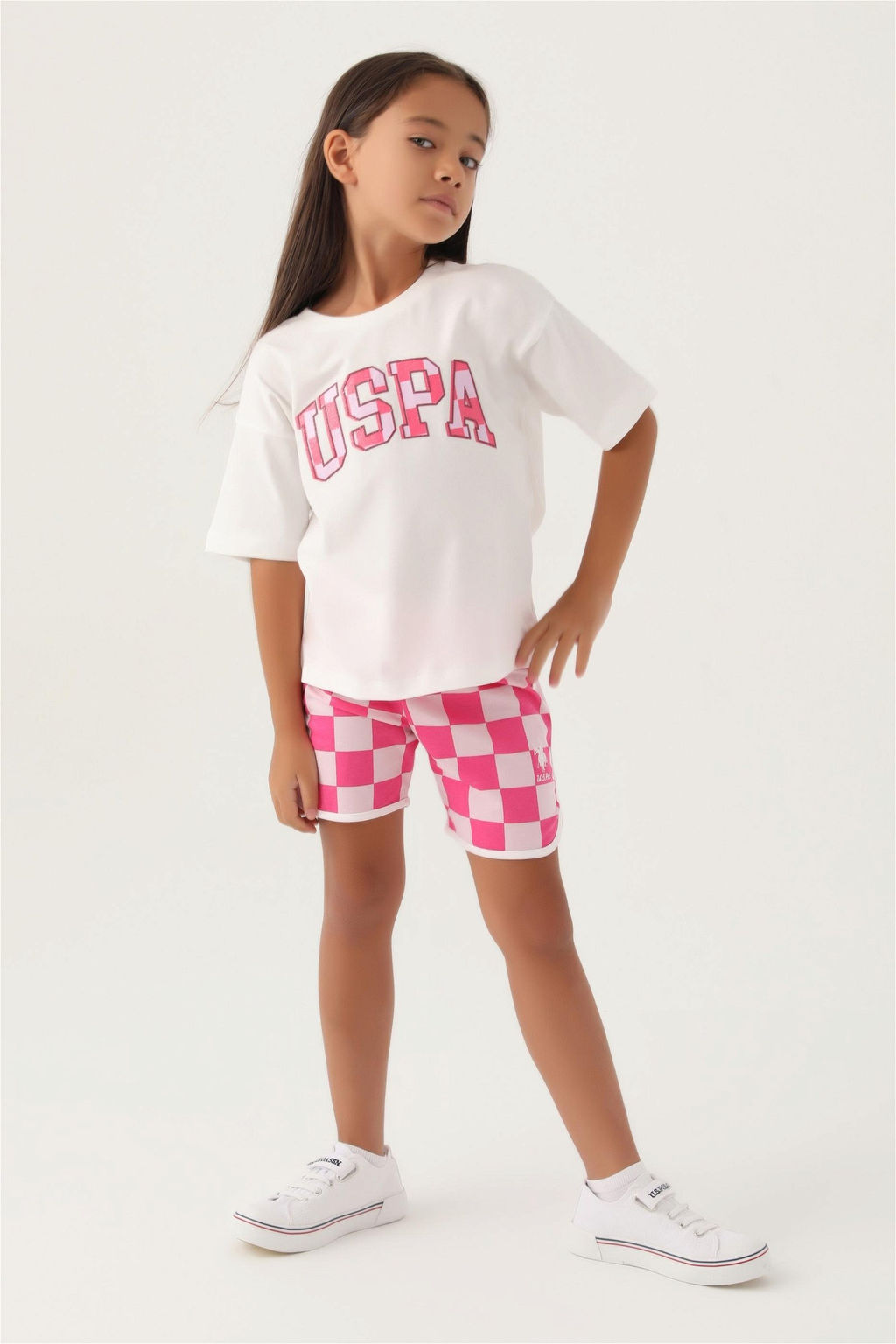 Кремовый пижамный комплект для девочки - U.s. polo assn фото 3