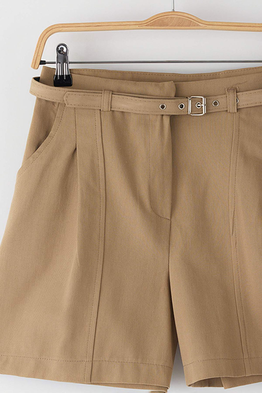 Vizon Gabardin Pamuklu Kemerli City Boy Sort & Bermuda TWOAW26SR00009