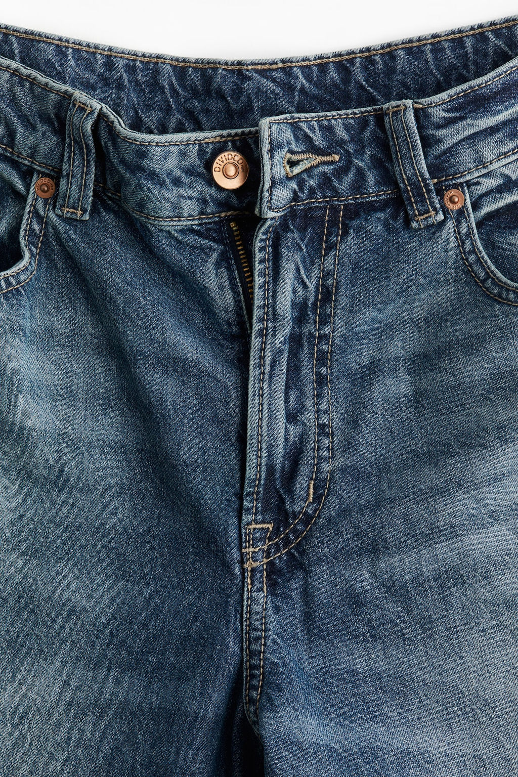 Baggy Regular Jeans - H&m фото 6