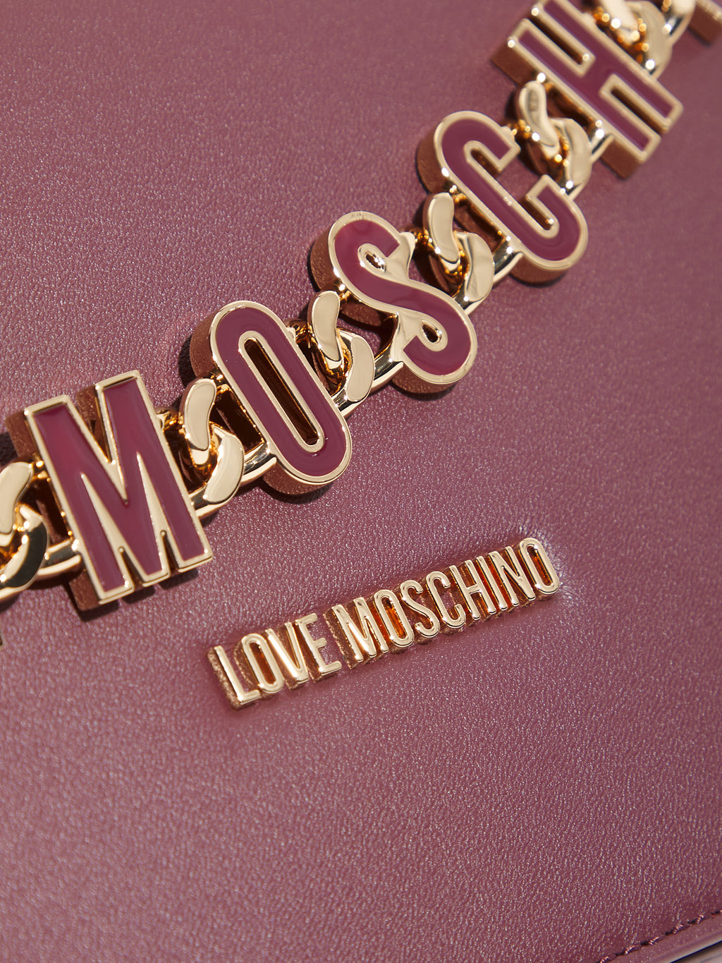 Кросс-боди LOVE MOSCHINO DANGLING Артикул 4561253, фиолетово-бордовый  фото 2