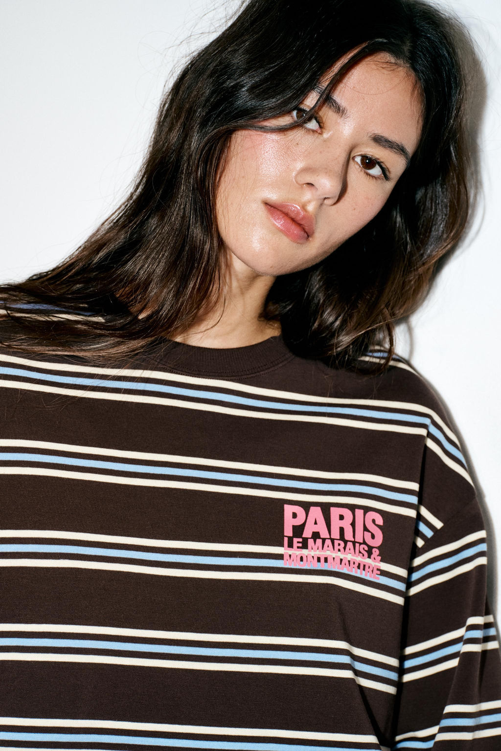 STRIPED T-SHIRT WITH TEXT - Zara фото 2