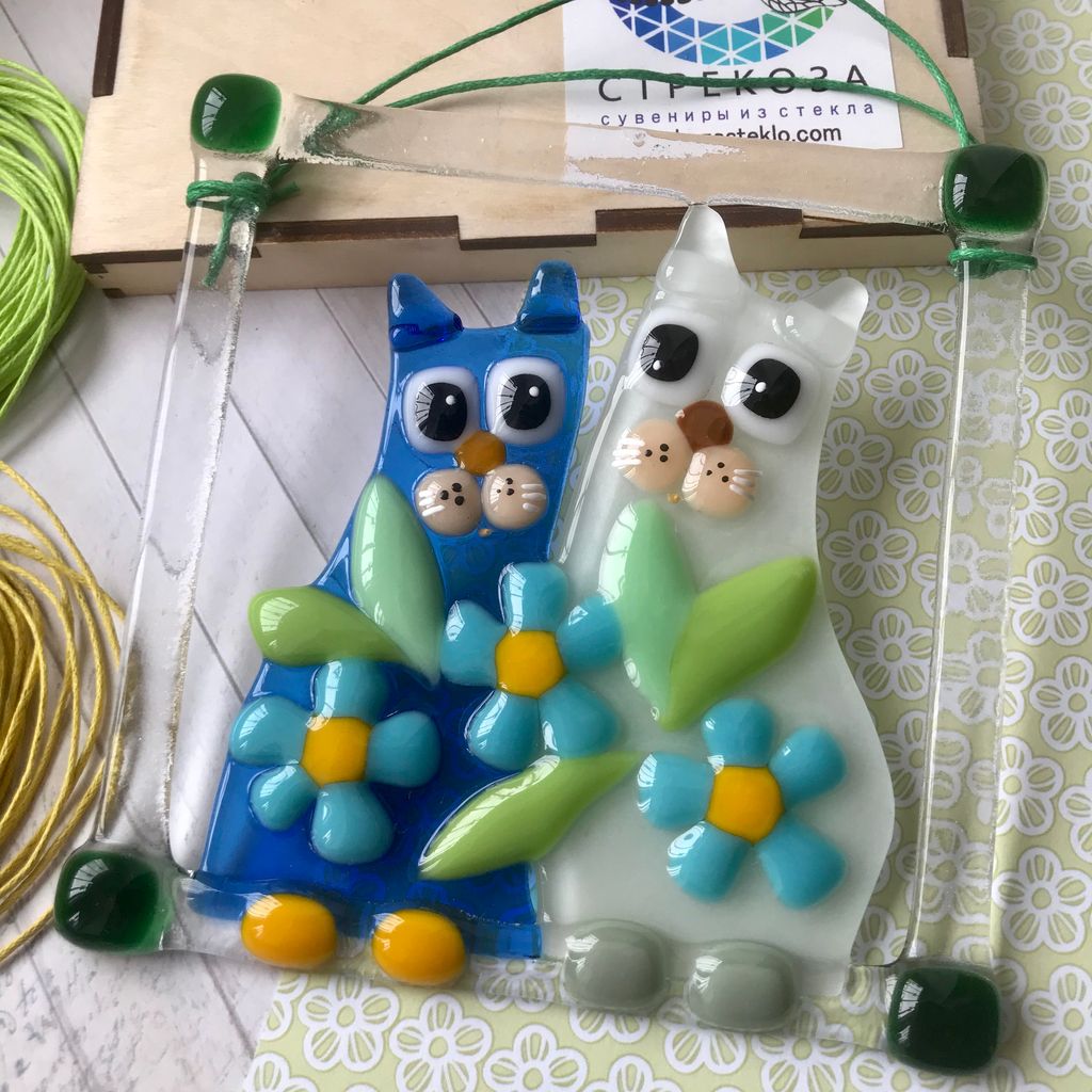 Панно Коты в ромашках - Стрекоза фото 3