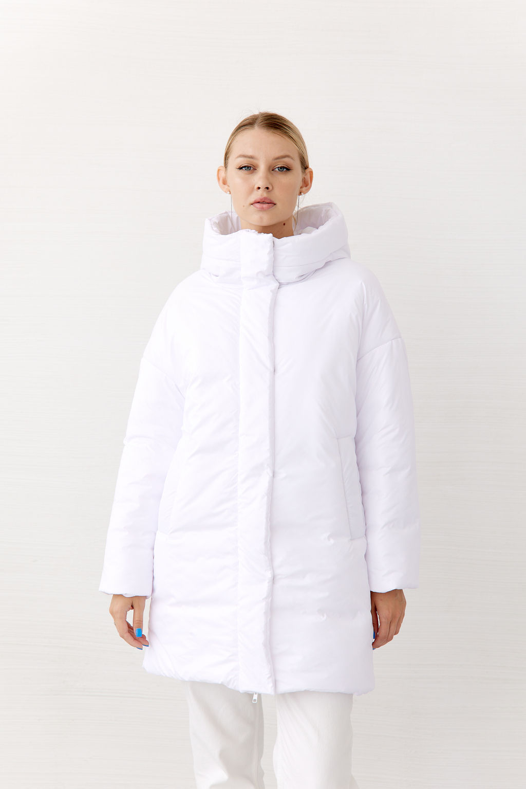 Куртка женская зимняя 25655 (серый опал) - Kankan фото 13