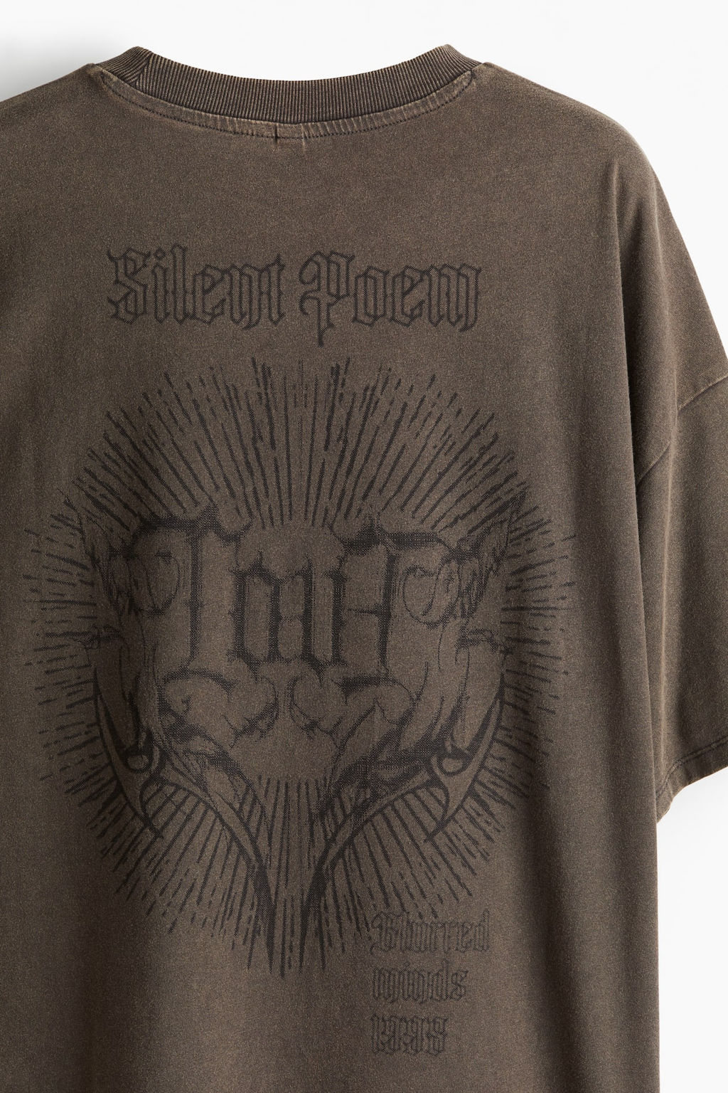 Camiseta oversize con motivo - H&m фото 5