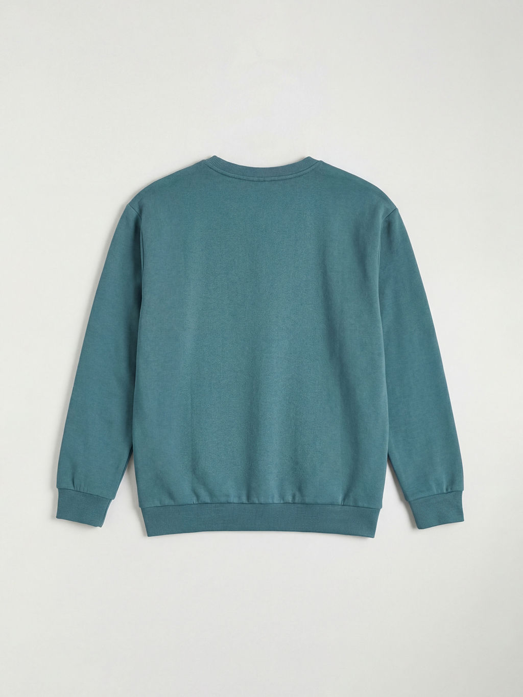 Bisiklet Yaka NYC Bask?l? Erkek ?ocuk Sweatshirt
