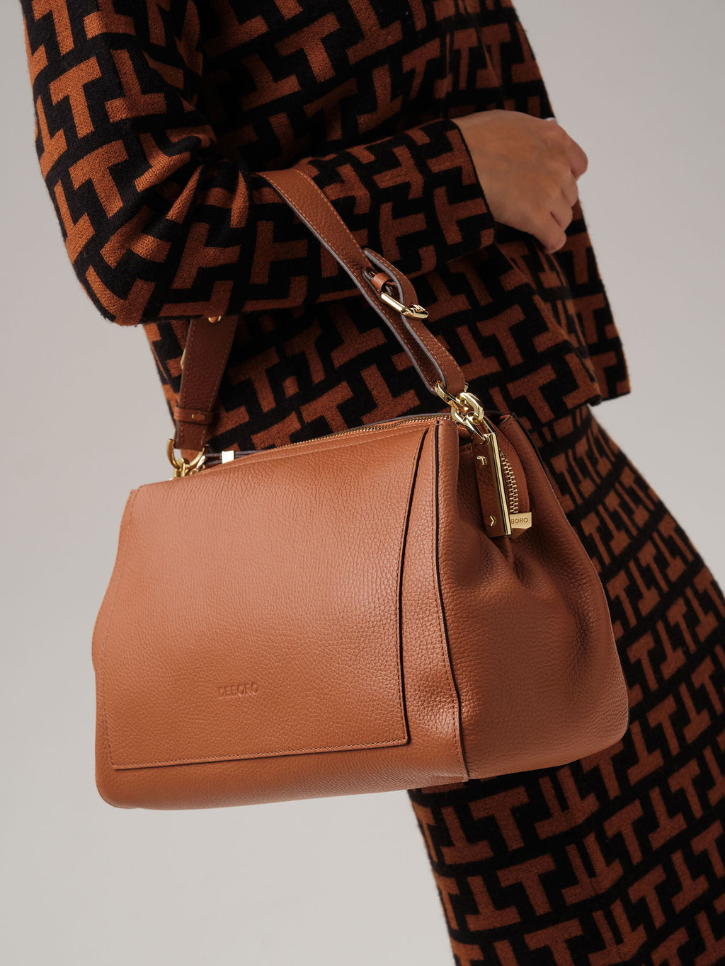 Сумка Deboro 31097 коричневый камень