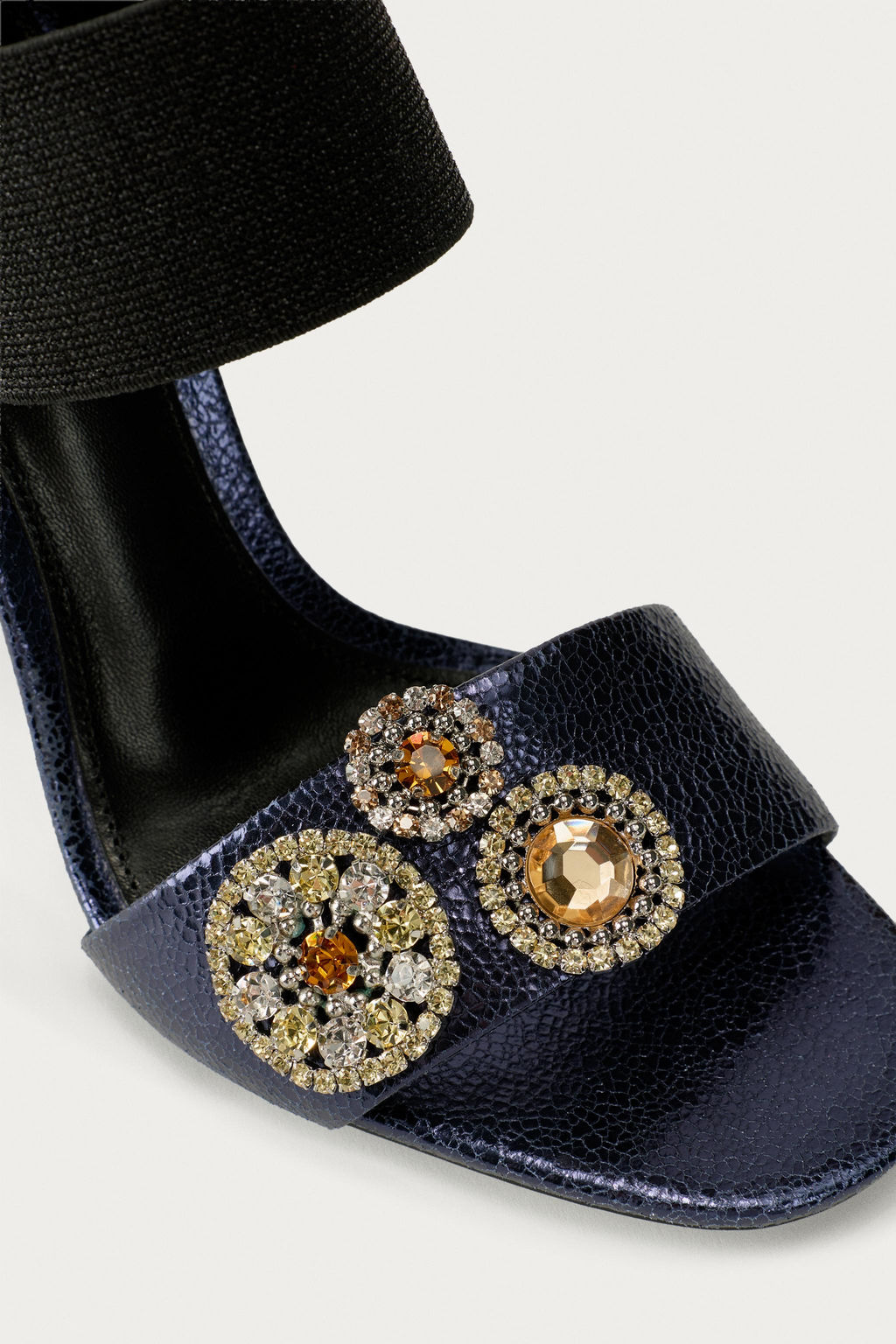 SANDALIA TAC?N PIEL MARISA BERENSON X ZARA / Azul фото 5