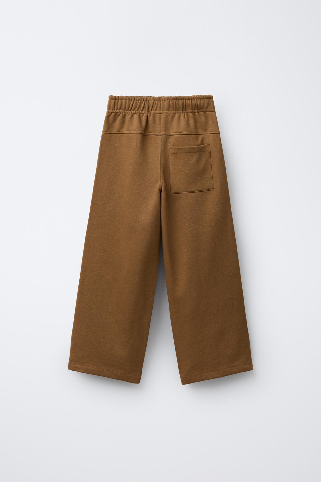 STRAIGHT-LEG PLUSH TROUSERS WITH LABEL - Zara фото 2