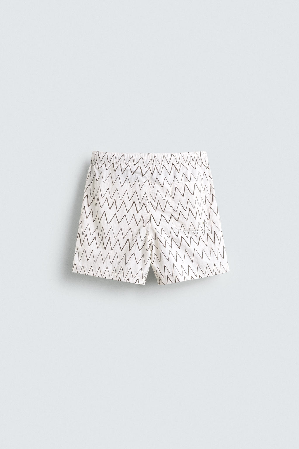 GEOMETRIC PRINT MID-LENGTH SWIMMING TRUNKS - Zara фото 2