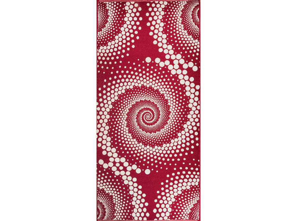 Полотенце махровое 6с102.411ж1 Вселенная(бордо) 67х150см