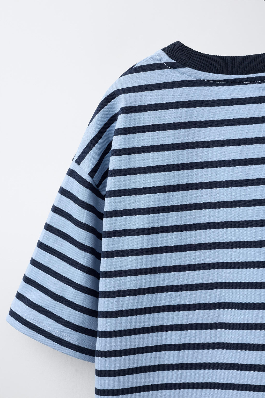 CAMISETA HEAVY WEIGHT RAYAS / Rayas - Zara фото 4