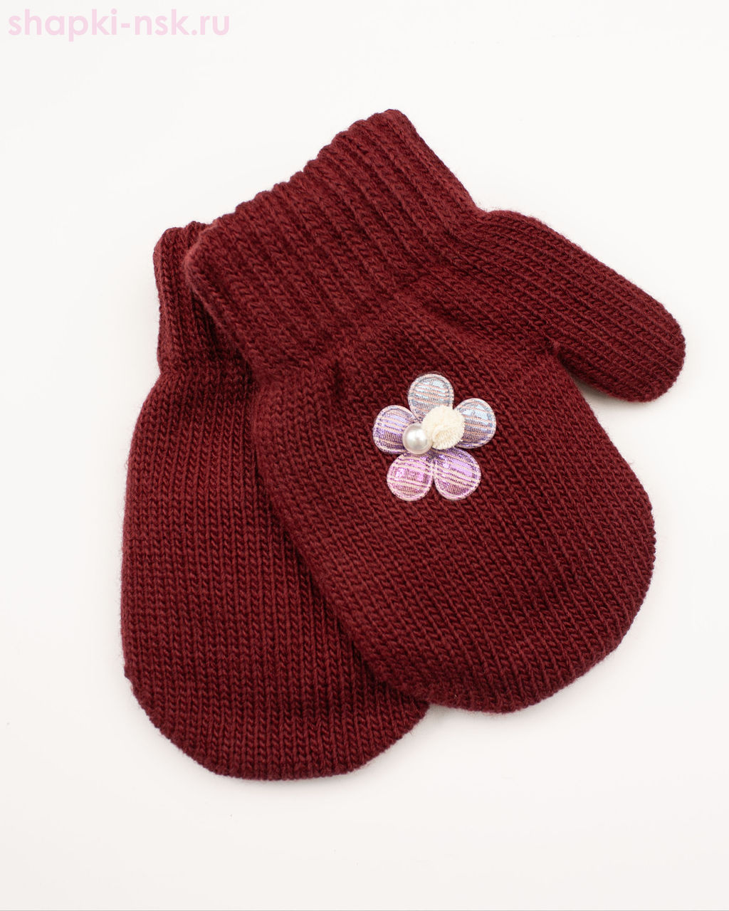 026-TMg Варежки для девочки (5-6 лет)