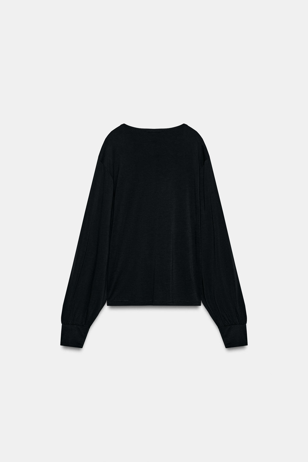 CHAQUETA FLUIDA BOTONES / Negro - Zara фото 7