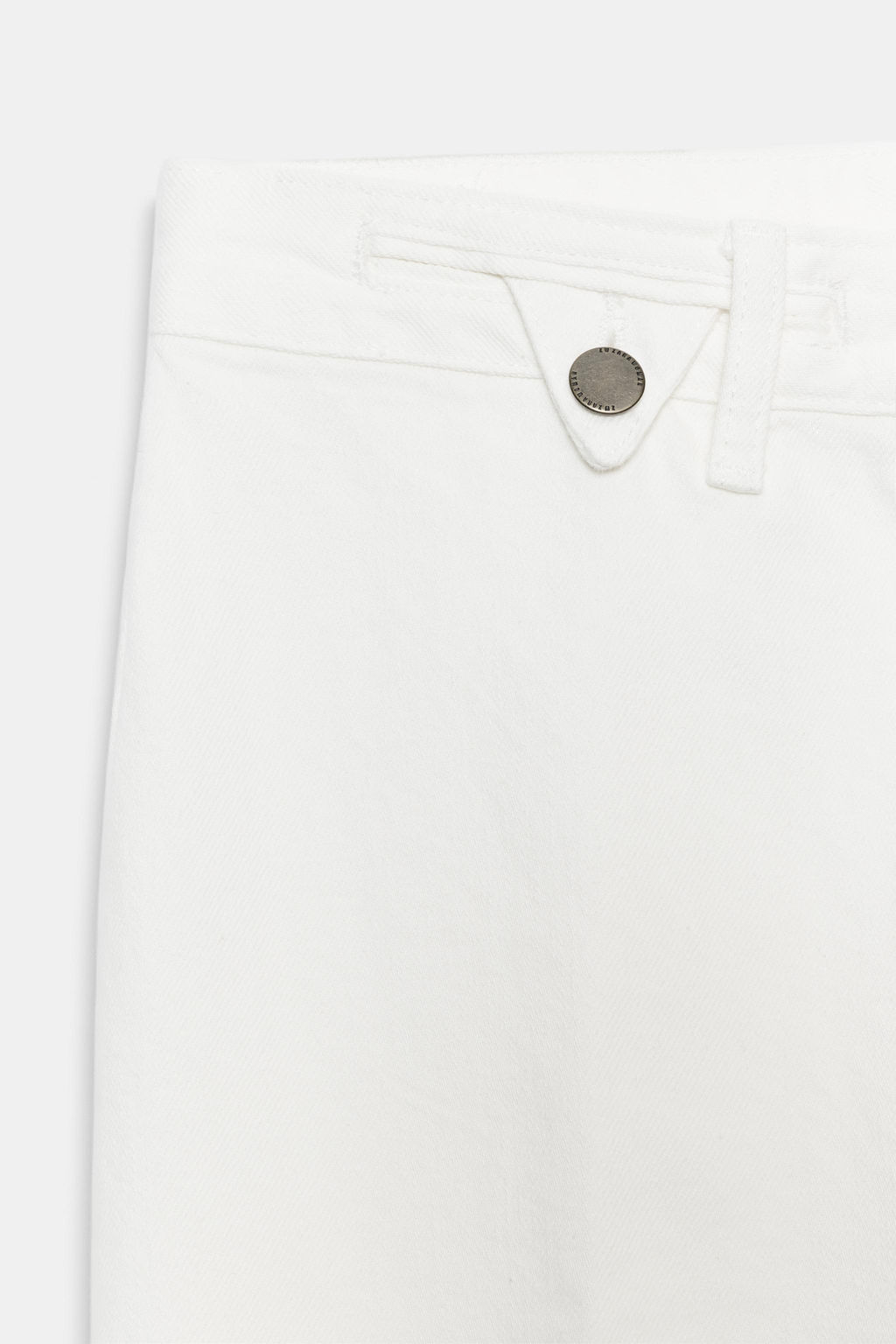 JEANS ZW COLLECTION FLARE TIRO ALTO / Blanco - Zara фото 8