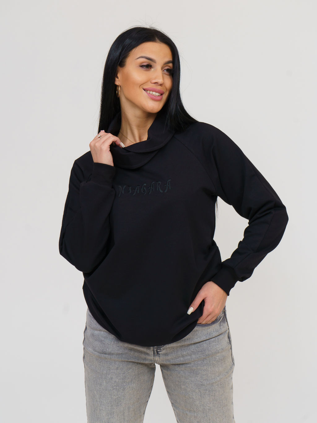 0055 Туника "Черный"